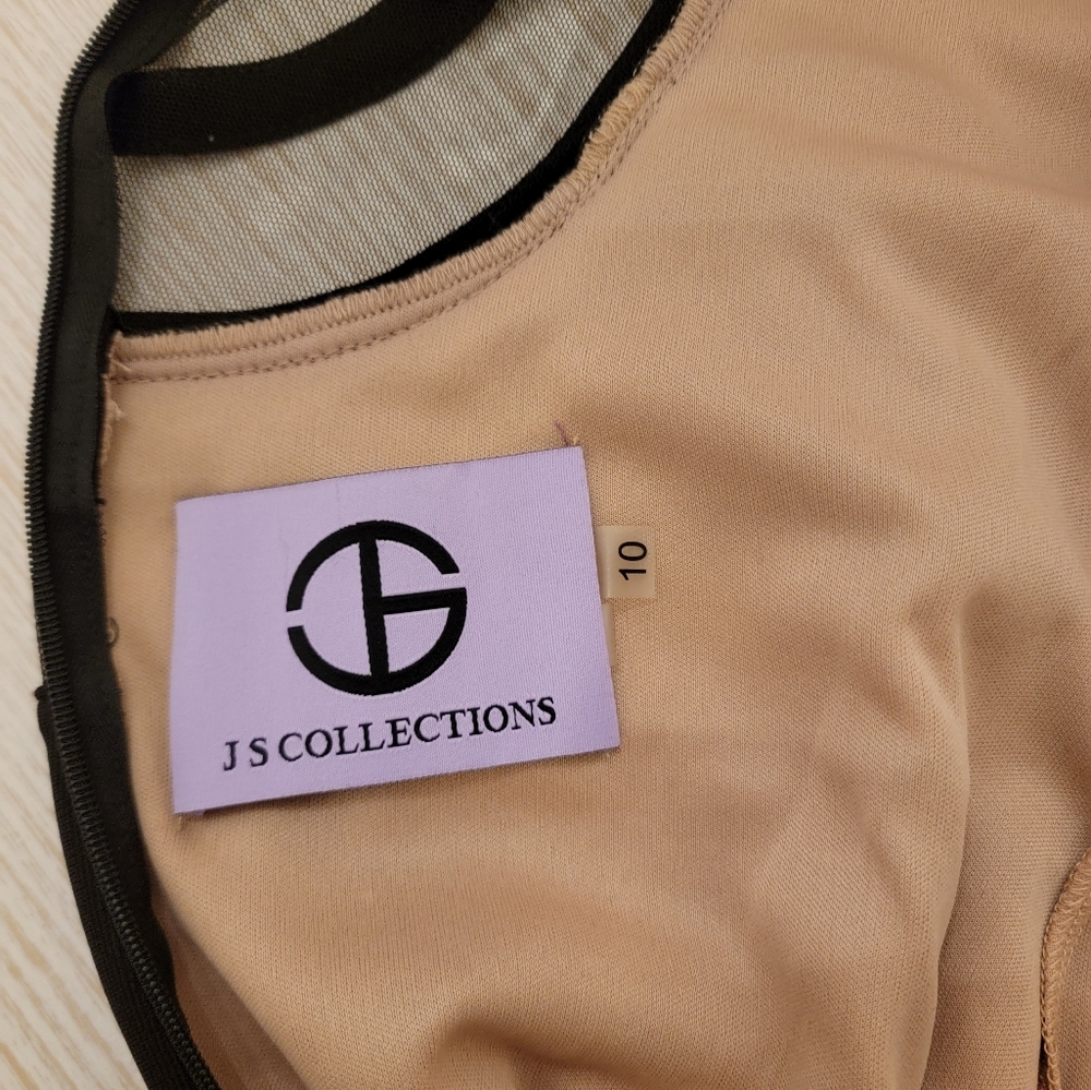 Js Collections Illusions Blaack Gown Full Length … - image 7